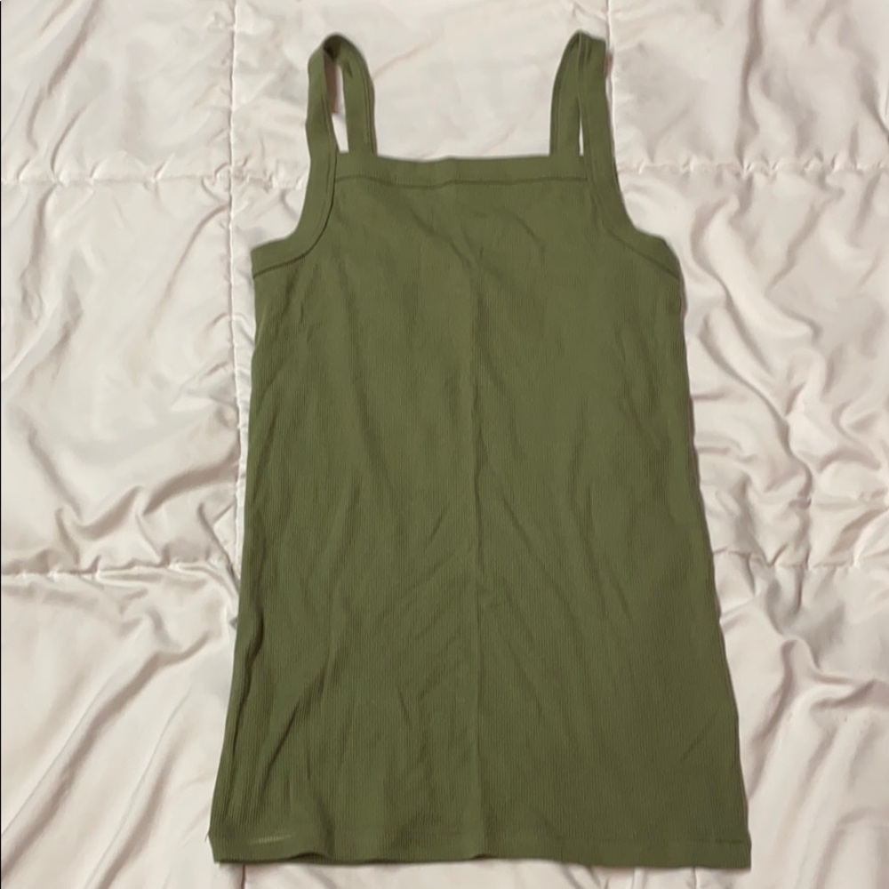 Green tank top from Old Navy